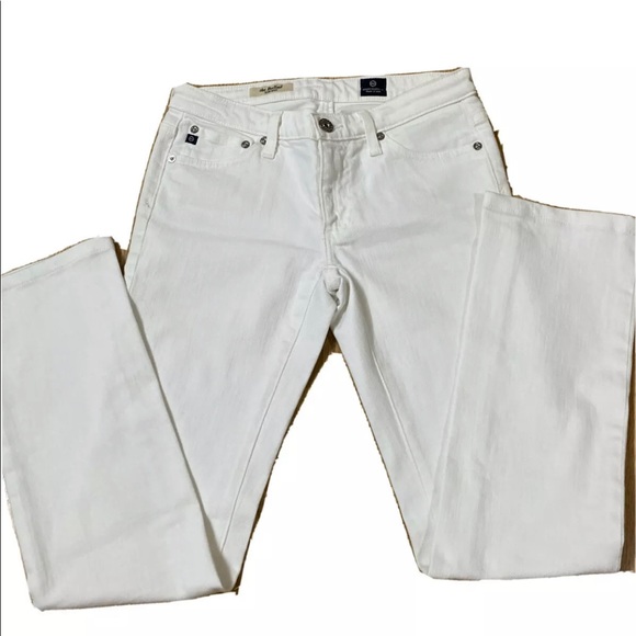 AG Adiano Goldschmied 'The Ballad” Slim Boot Cigarette (white) jsize 26R (27L) - Picture 3 of 4